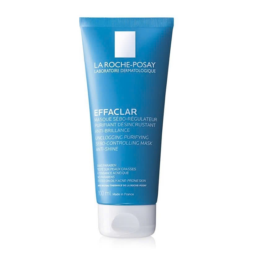 Mặt Nạ Bùn Làm Sạch Sâu, Giảm Mụn & Bóng Nhờn La Roche-Posay Effaclar Unclogging Purifying Sebo-Controlling Mask Anti-Shine