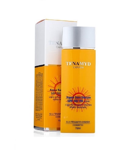 Tinh Chất Chống Nắng Dạng Nước Tenamyd SPF50/PA+++ Aqua Sun Serum SPF50/PA+++