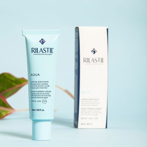 Kem Dưỡng Ẩm Chống Nắng Rilastil Aqua Moisturizing Cream Spf 15 Uvb-Uva 50Ml