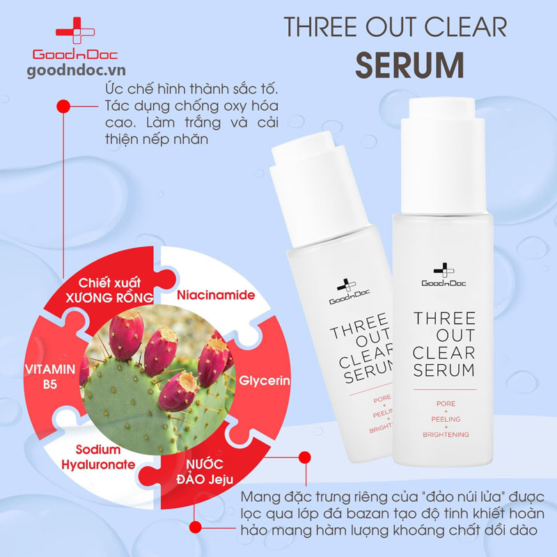 Serum Dưỡng Ẩm GoodnDoc Three Out Clear