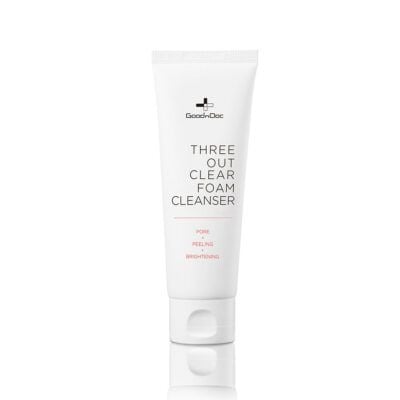 Sữa Rửa Mặt GoodnDoc Dưỡng Trắng Sáng Da Cho Da Dầu, Mụn Three Out Clear Foam Cleanser