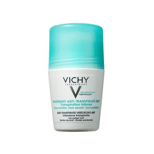 Lăn Khử Mùi Mồ Hôi Dưới Cánh Tay, Giữ Khô Thoáng Suốt 48h Cho Da Nhạy Cảm Vichy Traitement Anti – Transpirant 48h