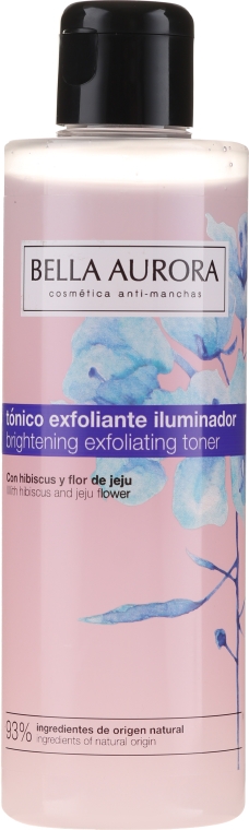 Toner Tẩy Tế Bào Chết & Làm Sáng Da Bella Aurora Exfoliating Brightening Toner (200ml)