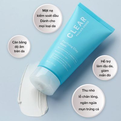 Mặt Nạ Đất Sét Kiểm Soát Dầu Nhờn Paula's Choice Clear Purifying Clay Mask