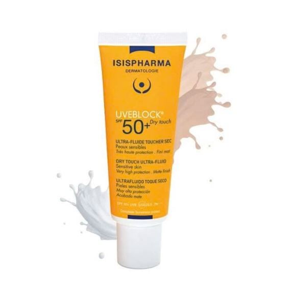 IsisPharma UVEBLOCK® SPF 50+ dry touch (Thích hợp cho da dầu, nhạy cảm, đổ mồ hôi nhiều)
