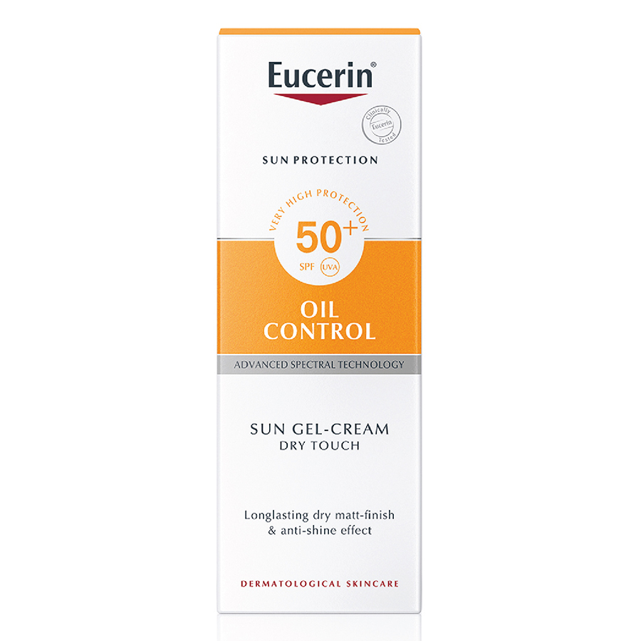 Kem Chống nắng Eucerin Sun Gel - Cream Dry Touch Oil Control SPF50+ 50ml