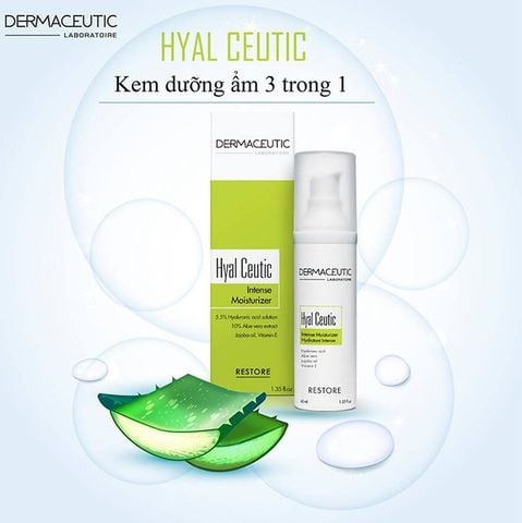 Kem Dưỡng Ẩm Dermaceutic Hyal Ceutic 40ml