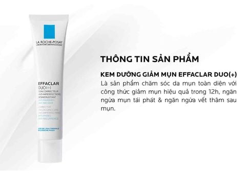 Kem Trị mụn La Roche-Posay Effaclar Duo+ 40ml