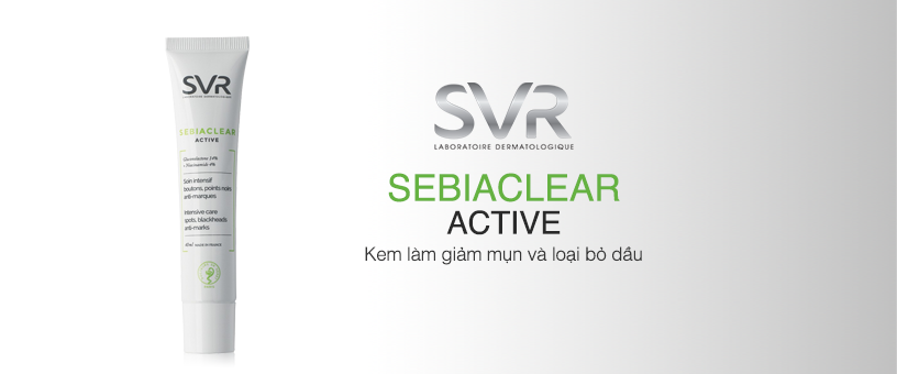 Kem Dưỡng Trị Mụn, Kiểm Soát Dầu SVR Sebiaclear Active 40ml