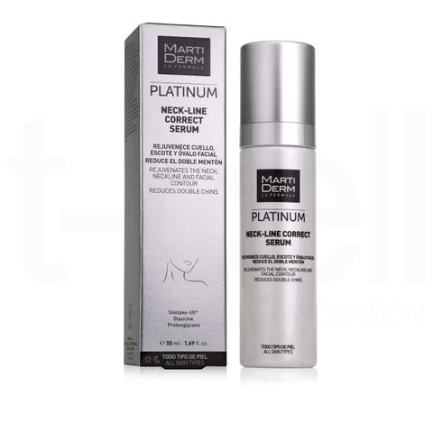 Tinh Chất Làm Săn Chắc & Trẻ Hoá Da Vùng Cổ - MartiDerm Platinum Neck Line Correct Serum (50ml)