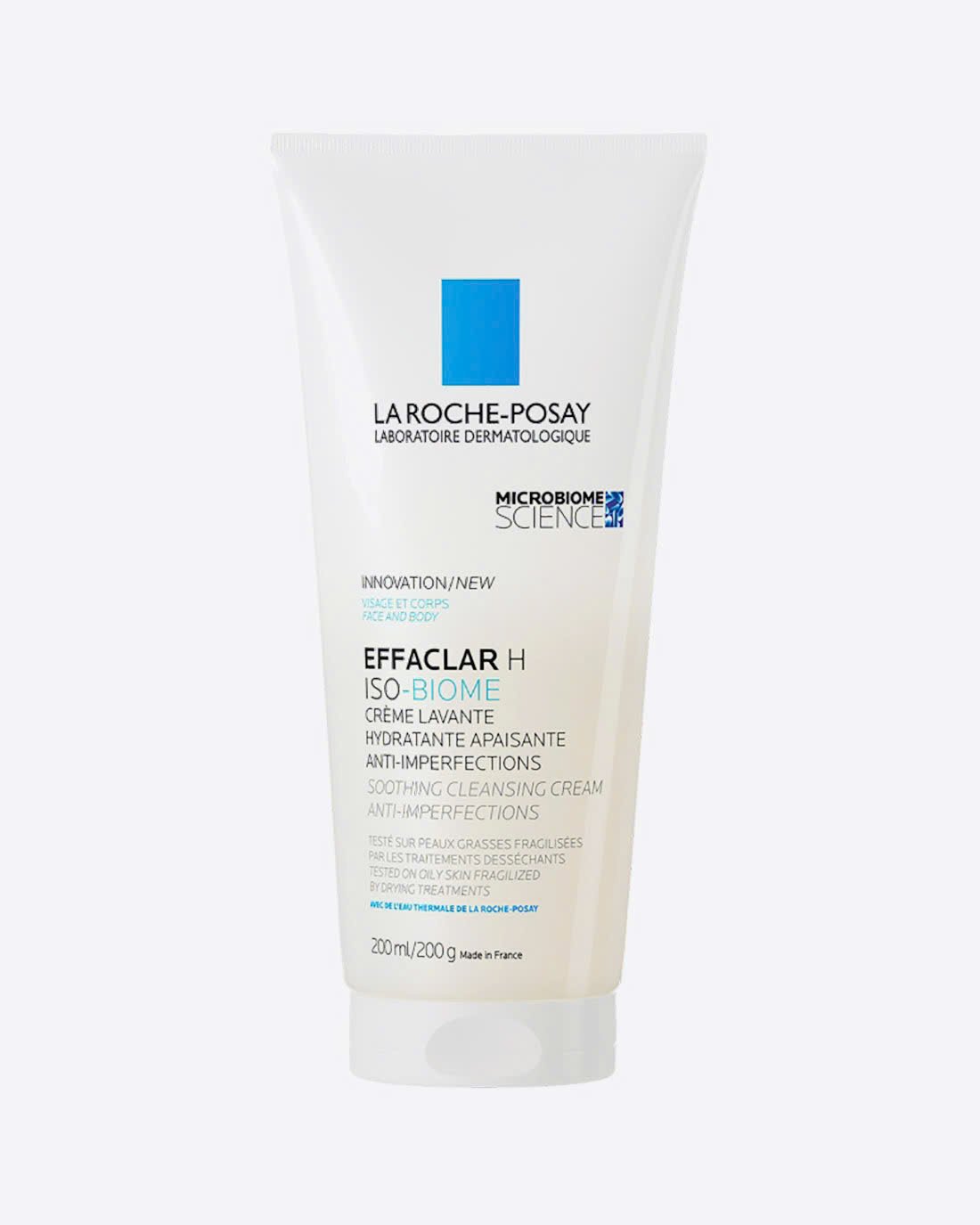 LAROCHE-POSAY Cấp Ẩm Da Khô Sau Điều Trị Mụn - EFFACLAR H ISO-BIOME SOOTHING CLEANSING CREAM ANTI-IMPERFECTIONS