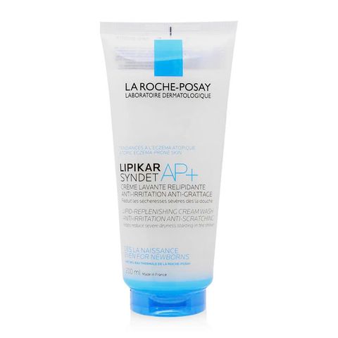 Sữa Rửa Mặt Và Tắm Cho Da Khô Ngứa La Roche-Posay Lipikar Syndet AP+ Lipid-Replenishing Cream Wash Anti-Irritation Anti-Scratching