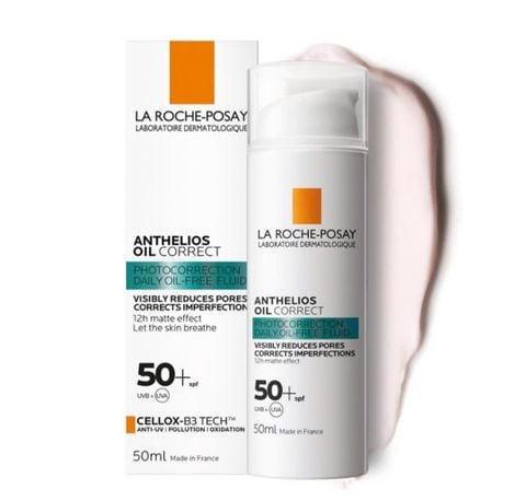 ANTHELIOS OIL CORRECT BẢO VỆ KHỎI TIA UVA DÀI CHO DA DẦU