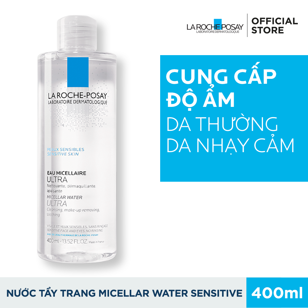 Nước tẩy trang La Roche Posay Micellar Water Ultra Sensitive Skin cho da nhạy cảm