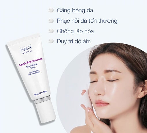 Kem Dưỡng Ẩm Giúp Da Mềm Mại Săn Chắc, Giúp Trị Khô Da Obagi Calming Cream 80g