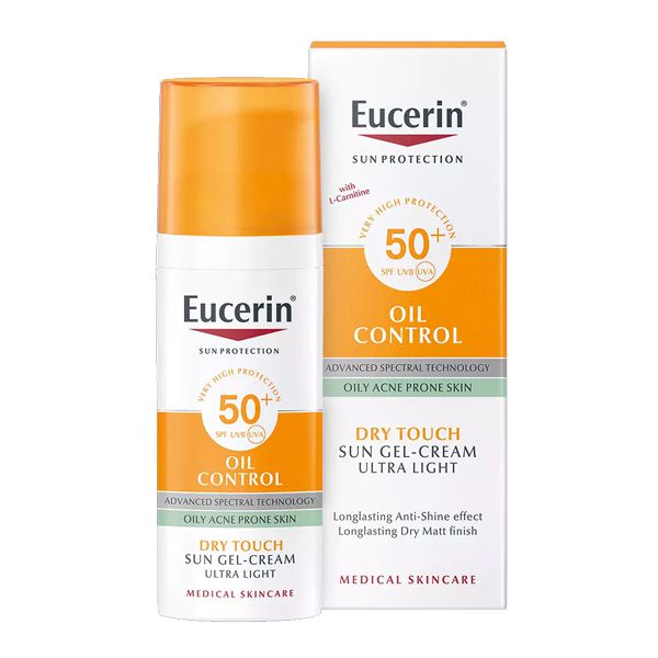 Kem Chống Nắng Kiểm Soát Nhờn cho Da Dầu Eucerin Sun Gel-Creme Oil Control Dry Touch SPF 50