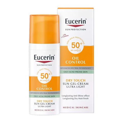 Kem Chống Nắng Kiểm Soát Nhờn cho Da Dầu Eucerin Sun Gel-Creme Oil Control Dry Touch SPF 50