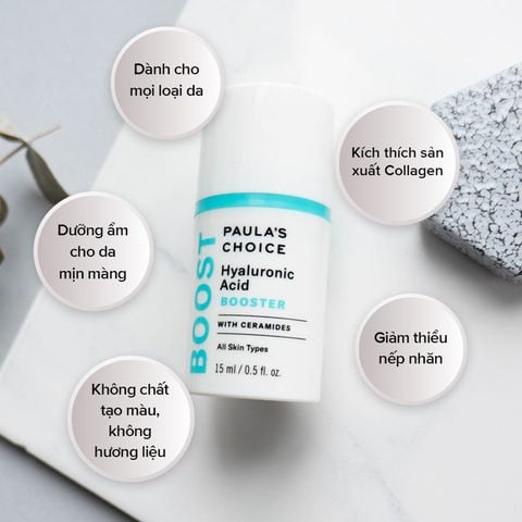 Tinh Chất Cấp Ẩm, Giúp Gia Căng Bóng Paula’s Choice Resist Hyaluronic Acid Booster (15ml)