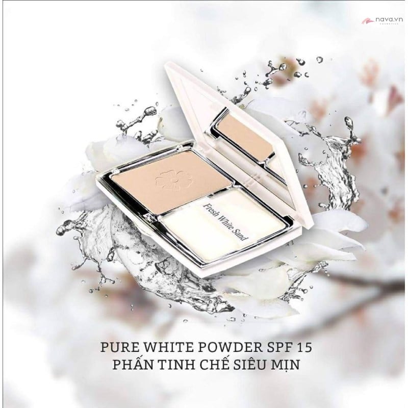 Phấn Trắng Tinh Chế Siêu Mịn Tenamyd Pure White Powder SPF 15