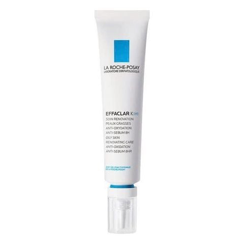 Kem giảm mụn đầu đen La Roche-Posay Effaclar K+Oily Skin Renovating Care Anti-Oxidant Anti-Sebum 8HR