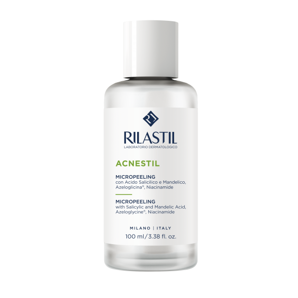 Dung dịch tẩy tế bào chết dành cho da mụn Rilastil Acnestil Micropeeling 100ml