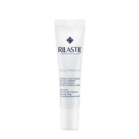Kem Chống Lão Hóa Sớm Dành Cho Vùng Mắt Rilastil Multirepair Lips - Eyes Contour Cream 15Ml