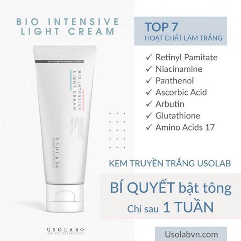 Kem DưỡngTrắng Body & Làm Dịu Da Usolab Bio Intensive Light Cream (250ml)