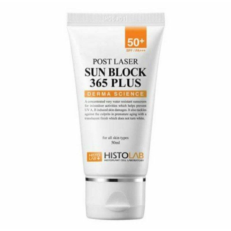 Kem Chống Nắng Histolab Post Care Sun Block 365 Plus Derma Science Spf50 50g