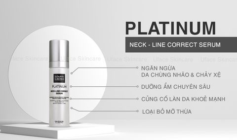 Tinh Chất Làm Săn Chắc & Trẻ Hoá Da Vùng Cổ - MartiDerm Platinum Neck Line Correct Serum (50ml)