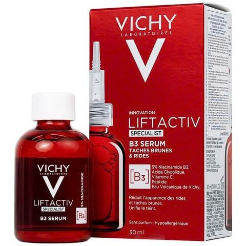 Serum Vichy Giúp Ngăn Ngừa & Giảm Thâm Nám Đốm Nâu Liftactiv B3 Serum
