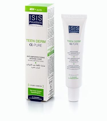 Kem Hỗ Trợ Trị Mụn Thế Hệ Mới Isis Pharma Teenderm Alpha Pure 30Ml