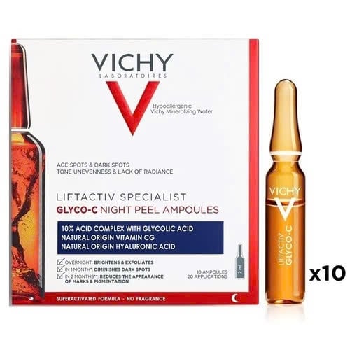 Tinh Chất Vichy Liftactiv Specialist Glyco – C Night Peel Ampoules