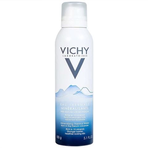 Nước xịt khoáng dưỡng da Vichy Eau Thermale Mineralizing Thermal Water cấp ẩm, dịu da và cân bằng độ pH