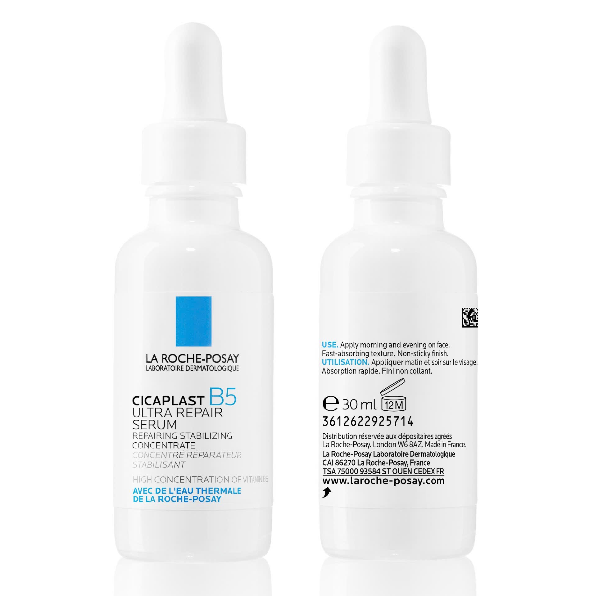 Serum phục hồi, dưỡng ẩm da Laroche Posay Cicaplast B5 Ultra Repair Serum