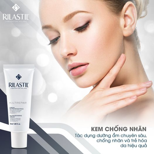 Kem Dưỡng Dành Cho Da Lão Hóa Sớm Rilastil Multirepair Hydro-Repairiting Cream