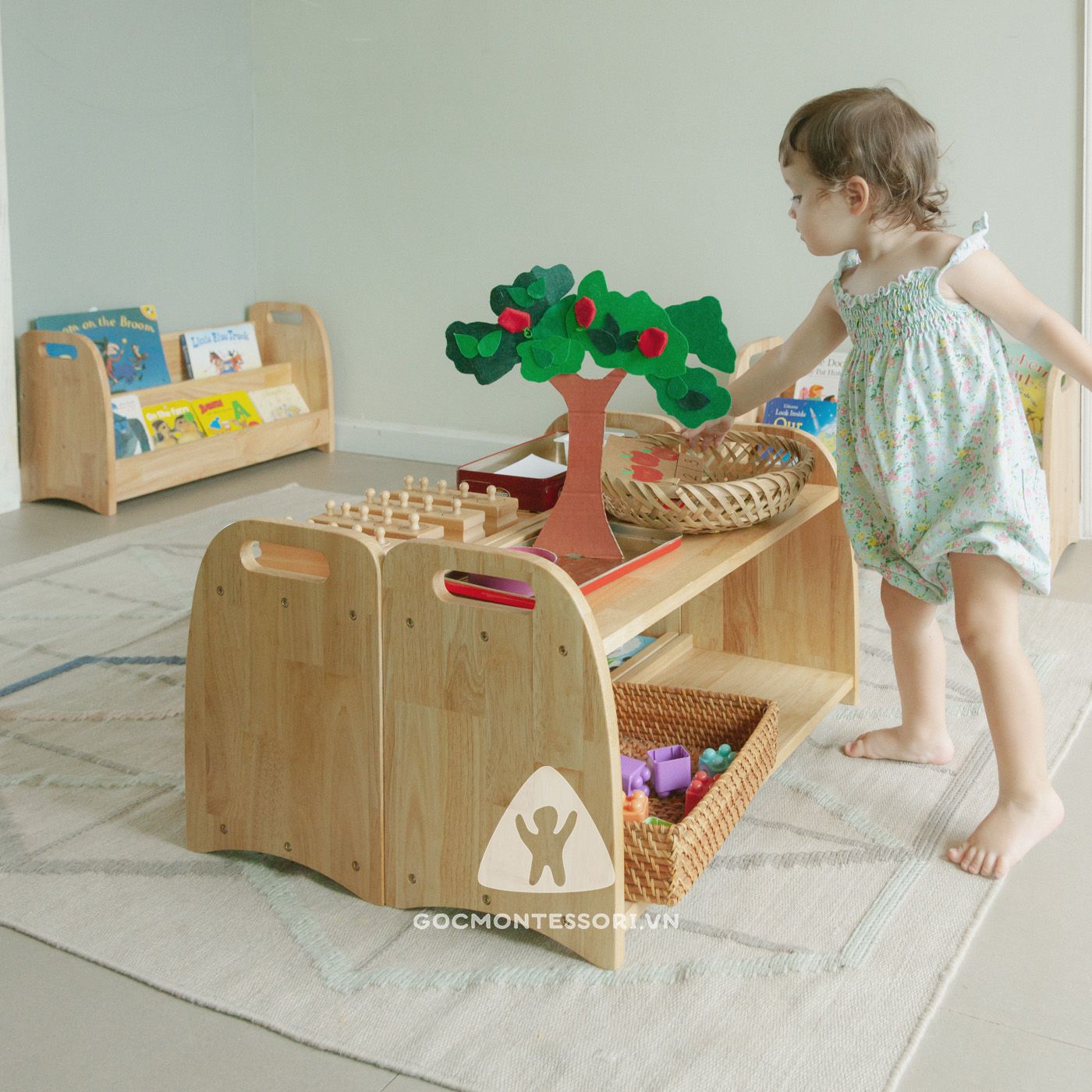  COMBO Montessori Shelf and Bookshelf 