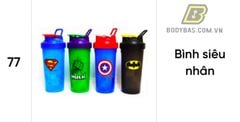 Bình Lắc Shaker Tập Gym 700ML - Siêu Anh Hùng Marvel, DC