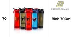 Bình Lắc Shaker Tập Gym 700ML - Siêu Anh Hùng Marvel