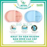 Bộ dụng cụ ăn dặm Hanin - Khay - Bát - Yếm - Thìa Cao cấp Cho Bé