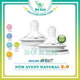 Núm Ty Avent Natural [ Mô Phỏng Ty Mẹ Tự Nhiên - Cam kết hàng chính hãng Philips]