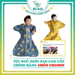 Túi Ngủ Chũn Cocoon Hình Sao - Giúp Bé Ngủ Ngon, An Toàn [100% Chính Hãng]