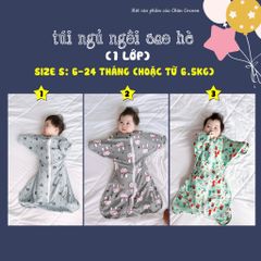 Túi Ngủ Chũn Cocoon Hình Sao - Giúp Bé Ngủ Ngon, An Toàn [100% Chính Hãng]