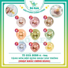 TI NGẬM BIBS [TẶNG HỘP ĐỰNG HOẶC NẮP TRỨNG]