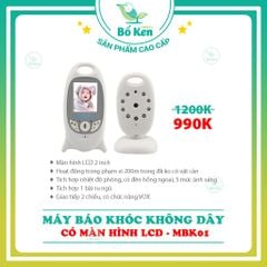 Máy báo khóc Baby Monitor Camera giám sát không dây