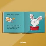 Bộ sách 3 cuốn Thỏ con tương tác, sáng tạo cho bé từ 6 tháng [CRABIT KIDBOOKS]