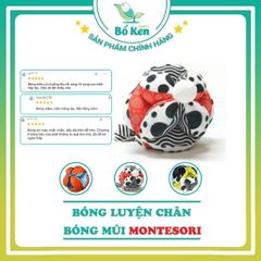 Bóng Luyện Chân - Bóng Múi Montessori - Đồ Chơi An Toàn 0-6 tháng