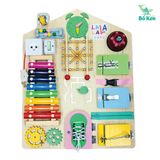 BẢNG BẬN RỘN - BUSY BOARD Rèn Luyện Vận Động Tinh Lalala Baby