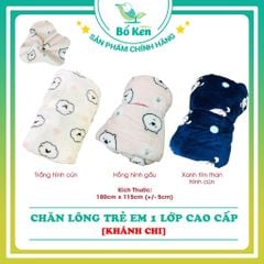 Chăn Lông Trẻ Em Cao Cấp Khánh Chi