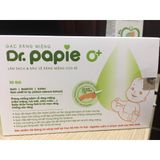 Gạc rơ lưỡi Dr Papie vệ sinh răng miệng / Rơ lưỡi Dr Papie cho bé [Hàng Việt Nam/ 30 Gói/Hộp]