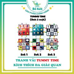 BỘ TRANH VẢI TUMMY TIME- kích thích đa giác quan